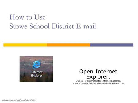 How to Use Stowe School District