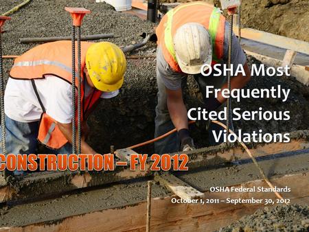 OSHA Most Frequently Cited Serious Violations