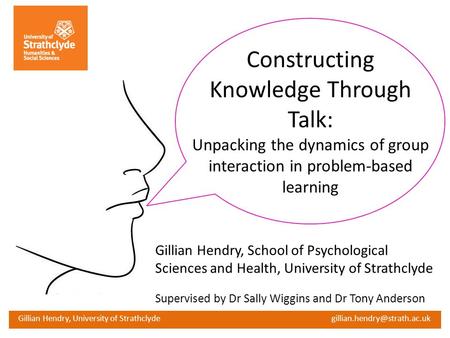 Constructing Knowledge Through Talk: