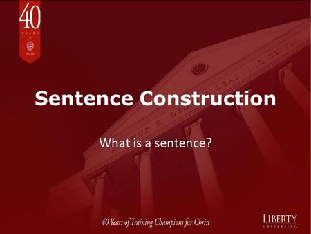 Sentence Construction