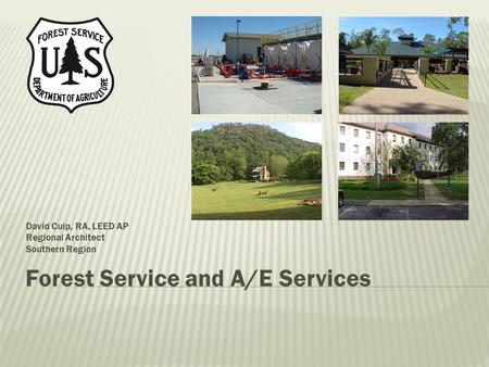 Forest Service and A/E Services