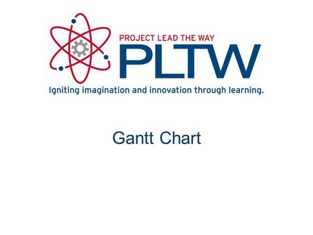 Gantt Chart.