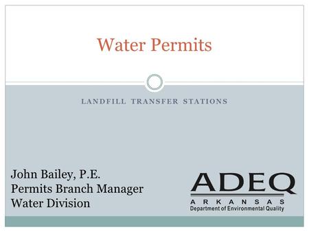 Landfill transfer stations