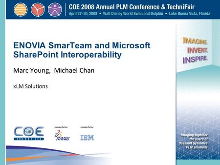 ENOVIA SmarTeam and Microsoft SharePoint Interoperability