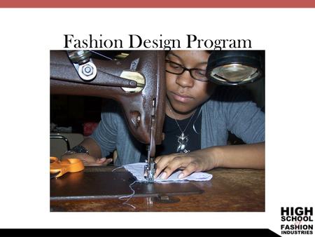 Fashion Design Program