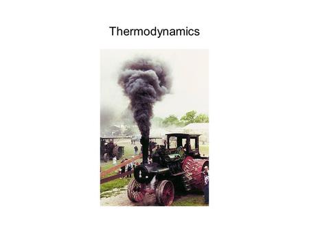 Thermodynamics.