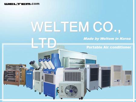 .com WELTEM CO., LTD Made by Weltem in Korea Portable Air conditioner.