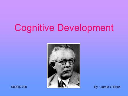 Cognitive Development