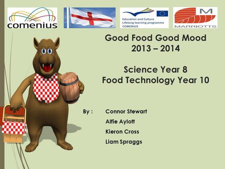 Good Food Good Mood 2013 – 2014 Science Year 8 Food Technology Year 10