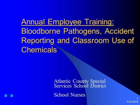 Atlantic County Special Services School District School Nurses