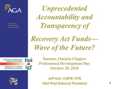 AGENDA Overview of American Recovery and Reinvestment Act (ARRA) and Impact on EPA Operations Job Creation/Saving Environmental Results Some Questions.