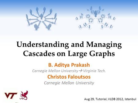 Understanding and Managing Cascades on Large Graphs