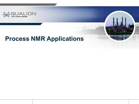 Process NMR Applications