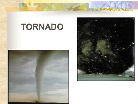 1 TORNADO 2 WHAT MAY BE LEFT AFTER A FEW MINUTES OF DISASTER.