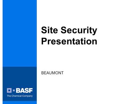 Site Security Presentation