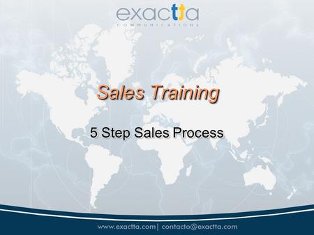 Sales Training 5 Step Sales Process. Promoter Expectations Be Professional Be Professional Effort is expected and will be Rewarded Effort is expected.