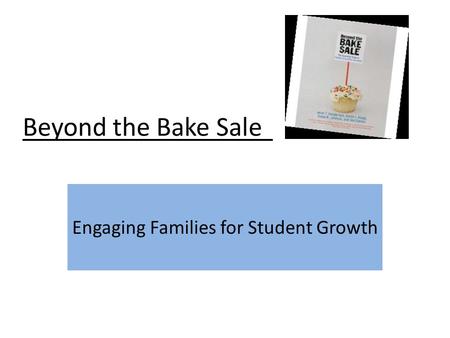 Engaging Families for Student Growth