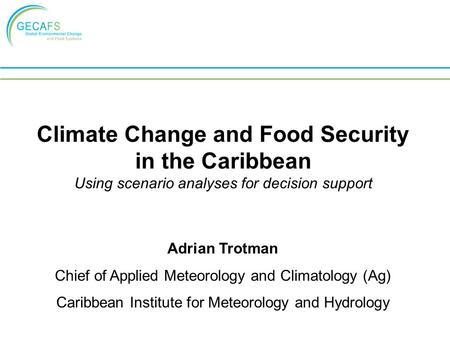 Climate Change and Food Security