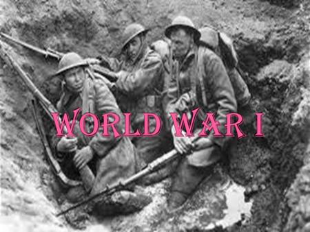 World War I.