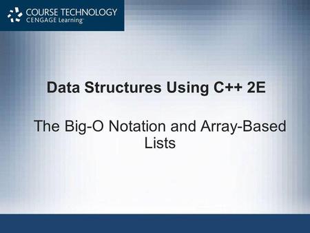 Data Structures Using C++ 2E