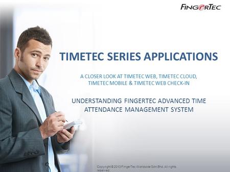 TIMETEC SERIES APPLICATIONS