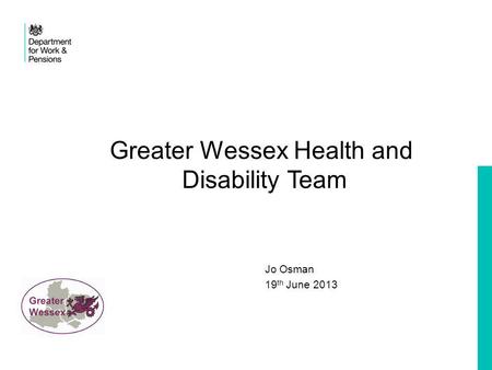 Greater Wessex Health and Disability Team