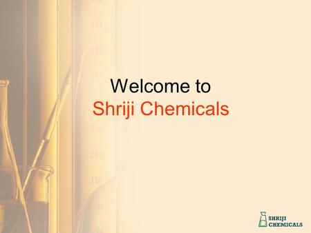 Welcome to Shriji Chemicals