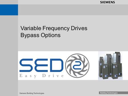 Variable Frequency Drives Bypass Options