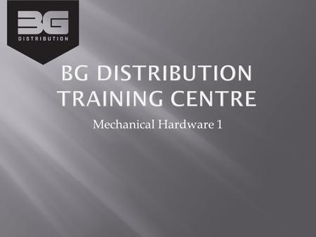 Mechanical Hardware 1. www.bgdistribution.ca Aluminum Wood Hollow Metal.