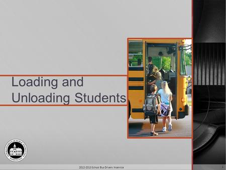 Loading and Unloading Students