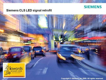 Siemens CLS LED signal retrofit