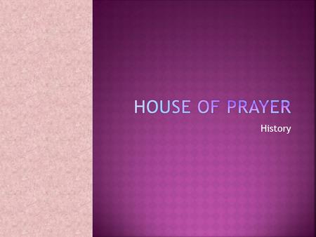 History. Elder Mary Glenn was instrumental in the growth and development of the House of Prayer. She led many to the Lord with her spirit filled and.