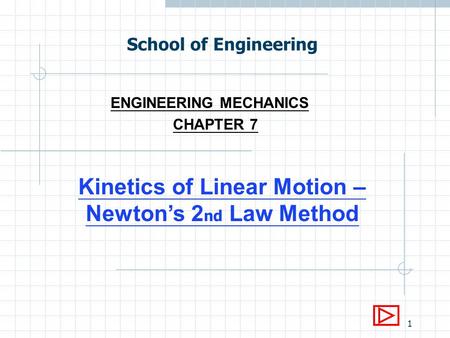 ENGINEERING MECHANICS CHAPTER 7