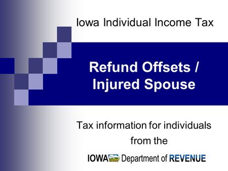 Iowa Individual Income Tax