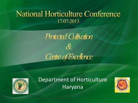 National Horticulture Conference