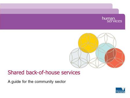 Shared back-of-house services