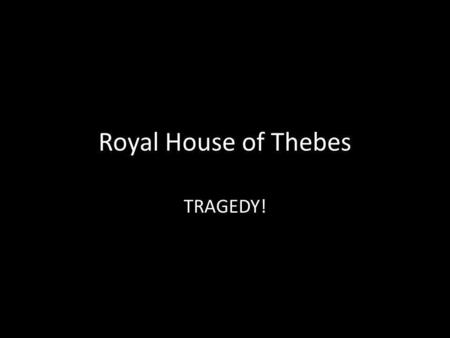 Royal House of Thebes TRAGEDY!. Europa Phoenician – Who else was Phoenician? *Hint: Carthage*