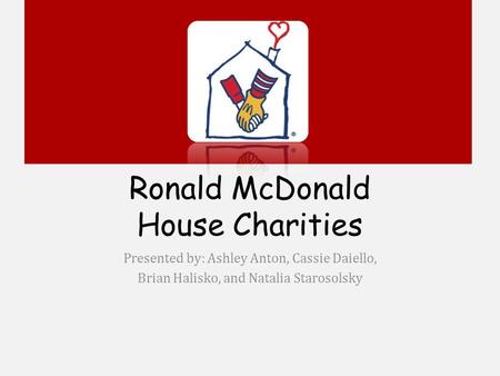 Ronald McDonald House Charities