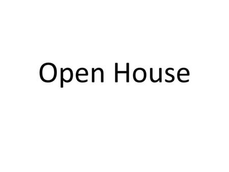 Open House. Fulbright Teacher Exchange Roshi Ghosh – Kolkata, India.