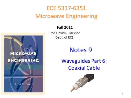 Microwave Engineering