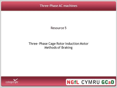 Three-Phase AC machines