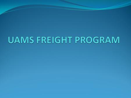 Used third party GPO contracted provider until November 2012 Third party vendor contracted with FedEx and we utilized their Fedex account. All freight.