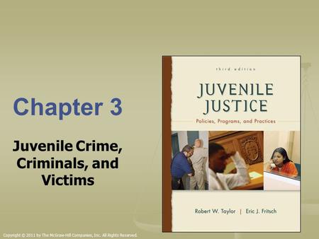 Chapter 3 Juvenile Crime, Criminals, and Victims Copyright © 2011 by The McGraw-Hill Companies, Inc. All Rights Reserved.