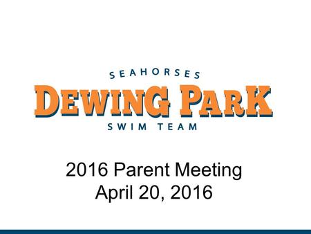 2016 Parent Meeting April 20, 2016. Introductions: Mgt. Committee Directors Becky Shank Suzanne Mooney Obligations Gina Schneider Desk Kit Turner Fundraising.