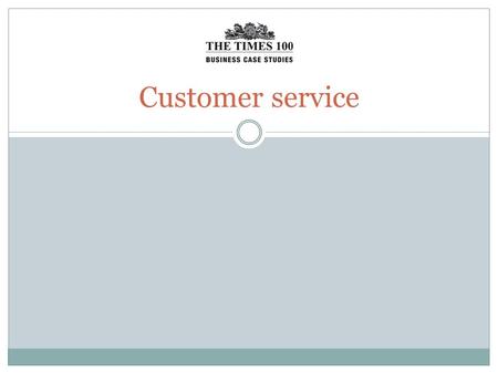 Customer service. Customer service is concerned with the activities affecting the customer before, during and after a sale takes place.