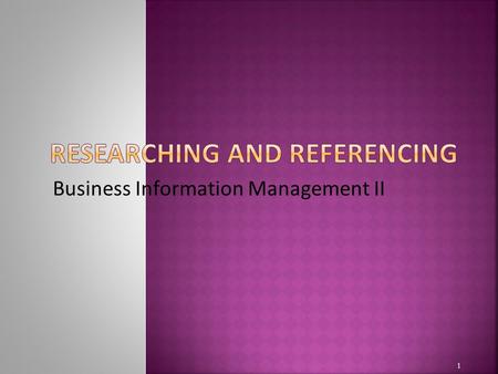 1 Business Information Management II. “Copyright and Terms of Service Copyright © Texas Education Agency. The materials found on this website are copyrighted.