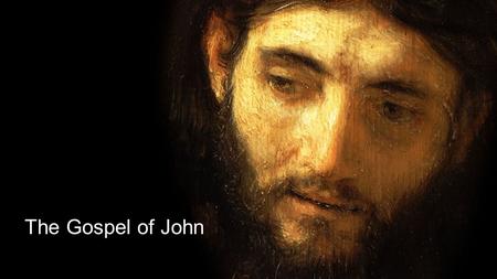 The Gospel of John. John 20:26-31 After eight days his disciples were again in a house and Thomas was with them. Even though the doors were locked,