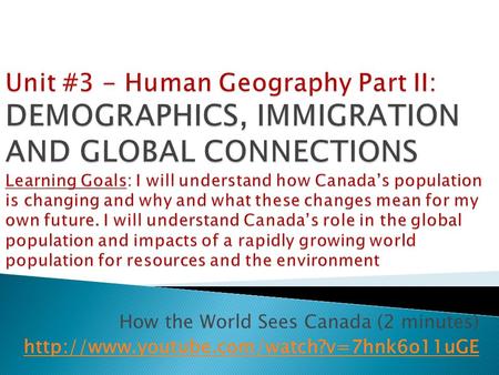 How the World Sees Canada (2 minutes)
