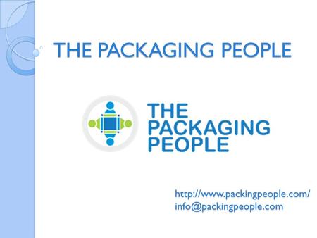 THE PACKAGING PEOPLE