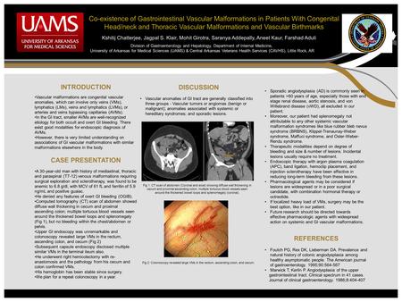 Co-existence of Gastrointestinal Vascular Malformations in Patients With Congenital Head/neck and Thoracic Vascular Malformations and Vascular Birthmarks.